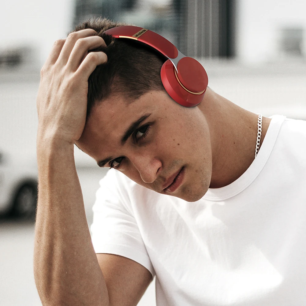 Over Head Bluetooth Headphones surround bass Stereo Headset Wireless Foldable 3 5 mm jack with Microphone Sports ln