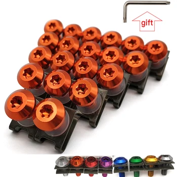 

Aluminum Motorcycle Fairing Screws Clips Body Spring Bolt Kit Accessories For Ducati 400 620 695 696 796 821 797 900 MONSTER