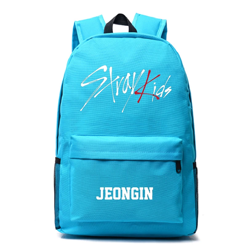 28 Kpop Stray Kids рюкзак туристический рюкзак школьные книжные сумки для подростков девочек мальчиков девочек мужчин ноутбук рюкзак повседневный рюкзак - Цвет: 28