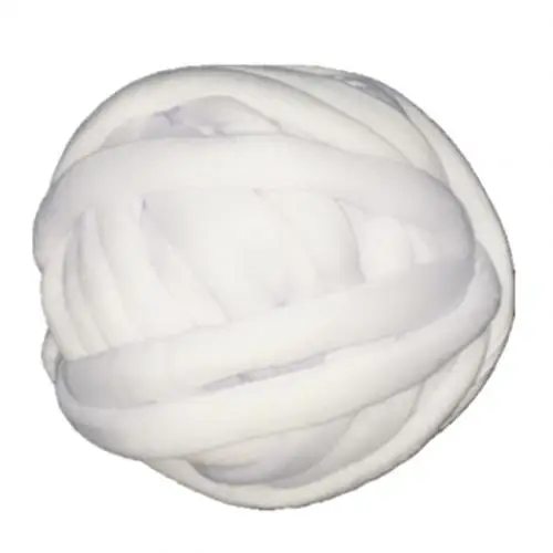 500 г DIY мягкое трикотажное одеяло из пряжи и шариков для домашних животных, шарф для кровати, толстый вязаный шарф для вязания, пряжа для ручного вязания - Цвет: Белый