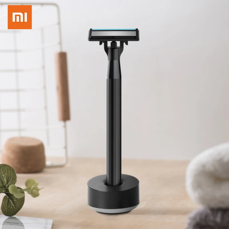 3010255 Xiaomi H300-6 Пособия по немецкому языку 5-Слои лезвие Набор ручной бритвы с 3 резак головки от острых и эффективные ручные Shavor - Цвет: 3010255