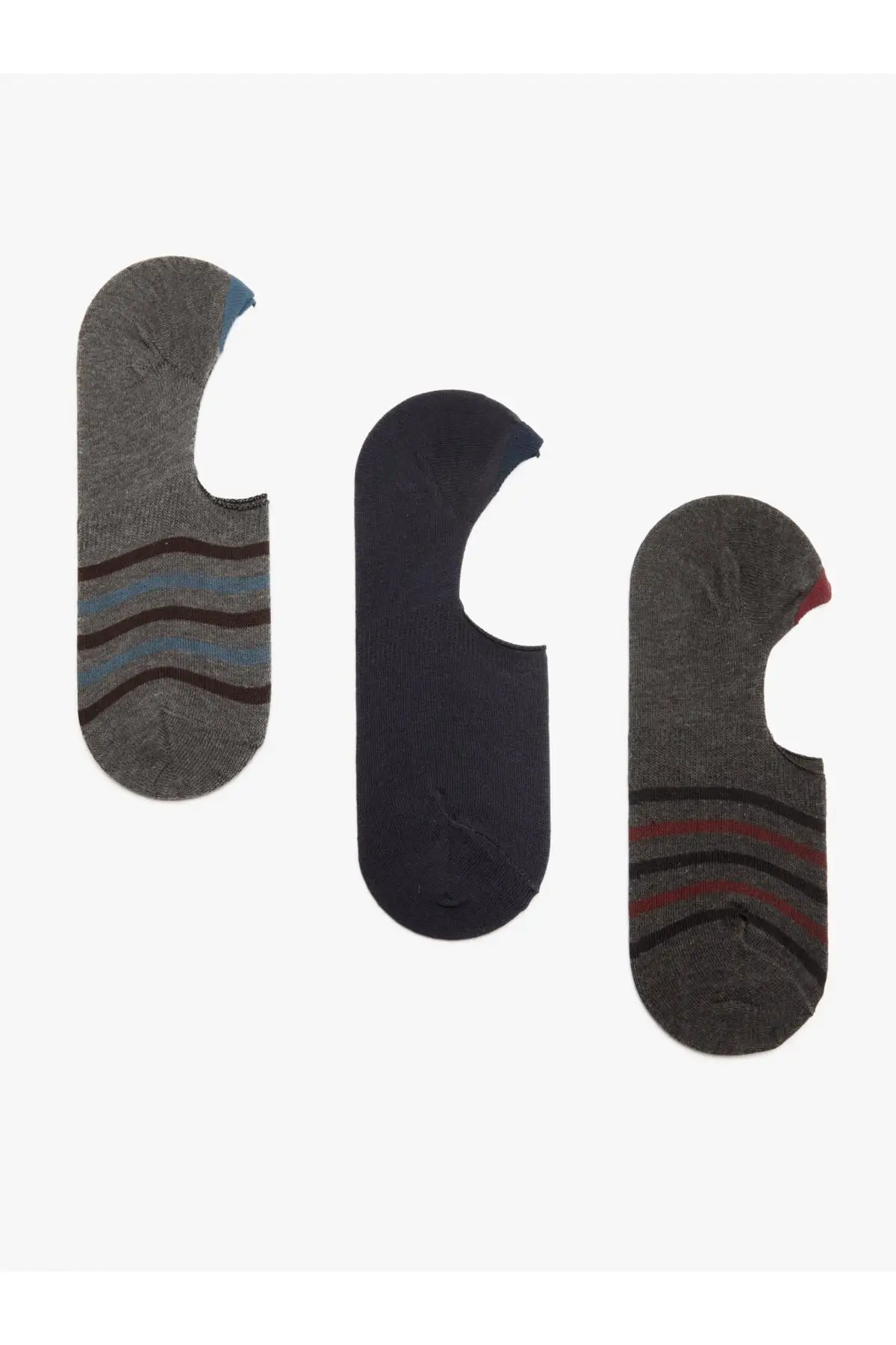 Koton мужские бордовые носки 3'l 】 8YAM82251AA