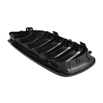 

2*Car Front Bumper Kidney Grille for BMW E90 318 320i 2008-2011 Glossy Black durable and practical
