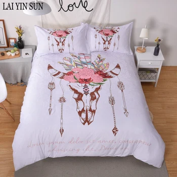 

Lai Yin Sun Duvet cover sets Pillow cases 3D Bedding set Twin 2 OR 3PCS NYY29 KING Queen size Sheepshead Wind chime