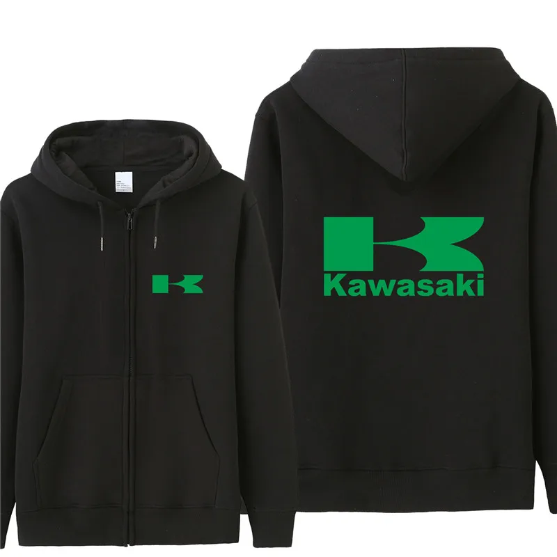Осень Kawasaki, моторные толстовки для мужчин модное пальто флисовый пуловер унисекс мужские мотоциклетные свитера Kawasaki