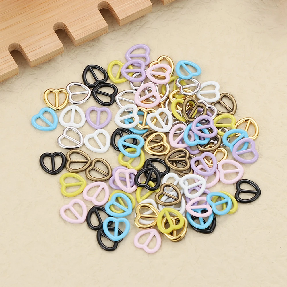 Clothes Buttons Accessories Mini Buckles Doll Clothes Heart Buckle
