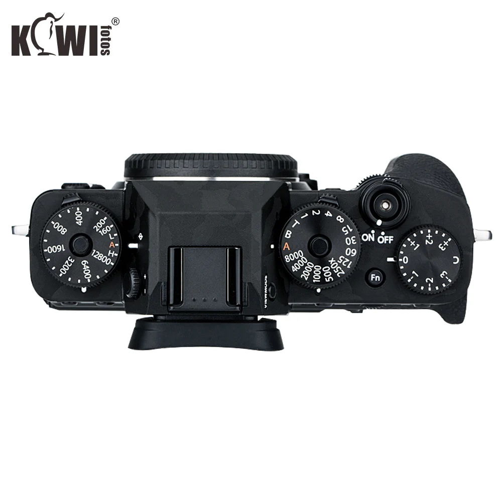 Kiwi-富士フイルムX-T3  xt3用スクラッチ防止カメラボディカバーフィルム,滑り止めグリップホルダー,スキンガードシールド,3mステッカー,シャドウブラック