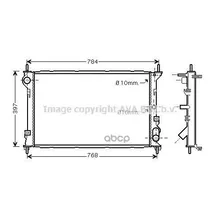 Радиатор Ford Transit Connect 1.8td 02- Ava Fda2411 Ava арт. FDA2411