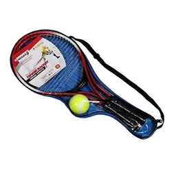 2Pcs/set Tennis Racket Padel Set Two Composite Rackets Raquete beach tennis One Ball With Bag For Beginner Trainning tennis