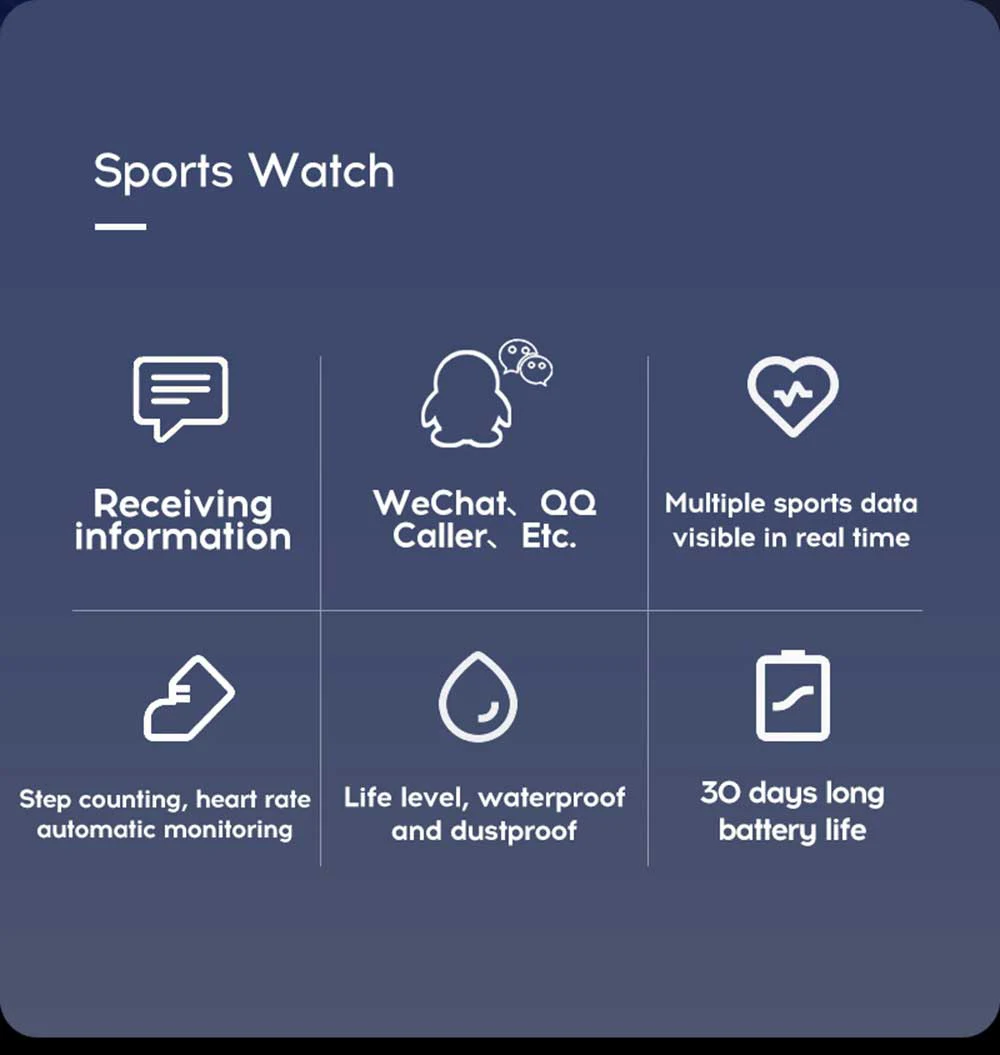 D20 Pro Bluetooth Smart Watch Men Women Y68 Blood Pressure Heart Rate Monitor Sport Smartwatch Fitness Tracker For Xiaomi Huawei