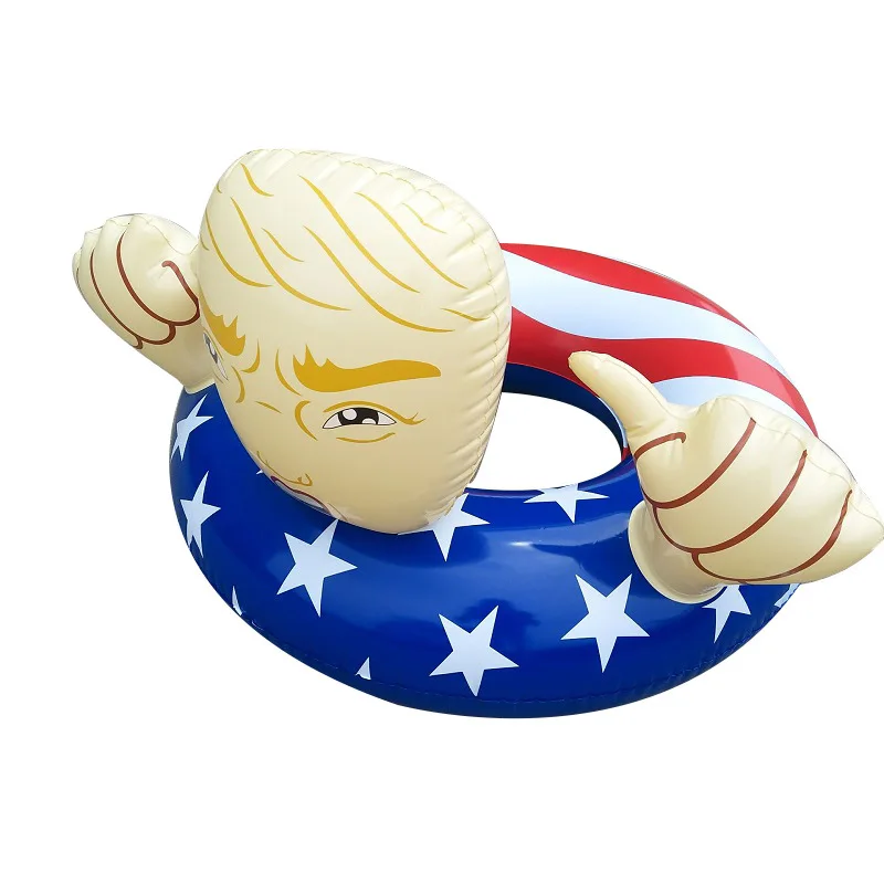 

Adult Inflatable National Flag Swimming Tube, Environmentally Friendly PVC Inflatable Cartoon Modeling Swimming Blisters