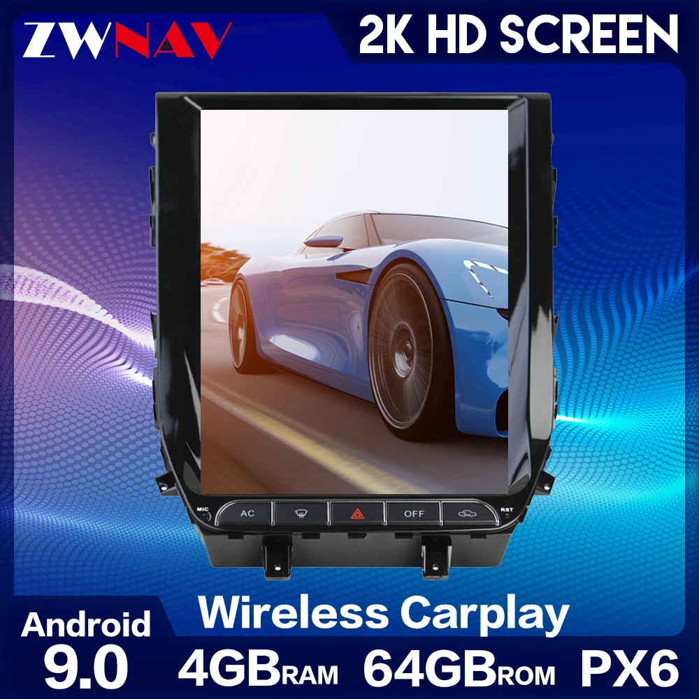 

Car Bluetooth Screen Android 9 GPS Navigation Multimedia Player For Toyota Land Cruiser 2016 12.1Inch Tesla Carplay Head Unit