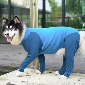 

Big Dog Bodysuit Jumpsuit Anti Shedding Products for Dogs Post Operative Protection Long Sleeves Bodysuit Surgical Recovery