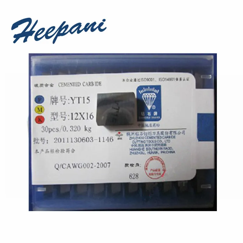 

30 шт. 12X16 YG8 YG6 YW1 YW2 YT15 YT14 YT5 ЧПУ твердосплавные сварочные фрезы режущий инструмент Паяные лезвия карбидные наконечники
