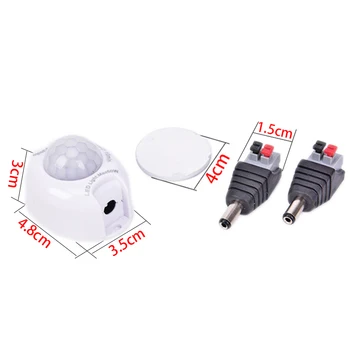 

Plastic Motion Sensor Light Switch Motion Sensor Movement Detector Switch for LED Strip