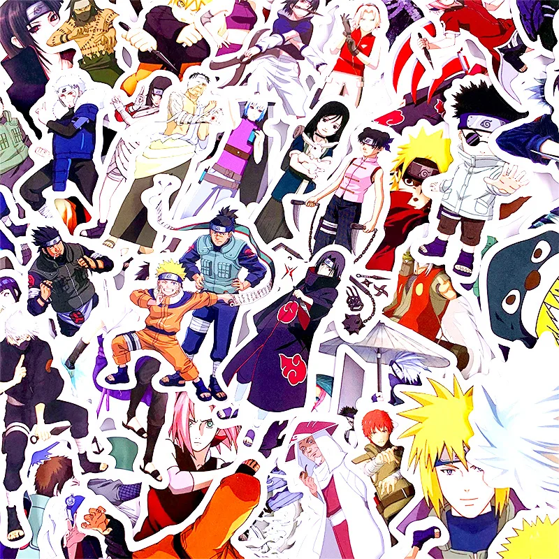 100 шт./партия, японское аниме стикеры NARUTO для сноуборда, багажа, ноутбука, автомобиля, холодильника, DIY Стиль, домашний декор из винила Pegatina