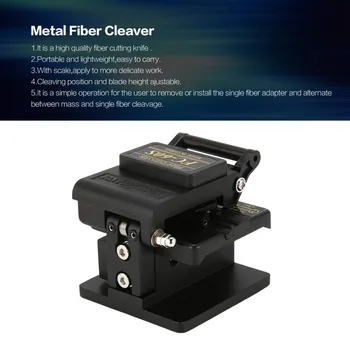 

Metal Fiber Cleaver FC-6S Optic Cable Cutter Fiber Knife Cutting Used in FTTH Fiber Portable Cleaver Tool High Precision