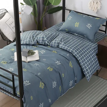 

Winter Soft 100% Cotton 3 Pieces Bedding Set Sheet Quilt Cover Pillow case Suitable For Full Size