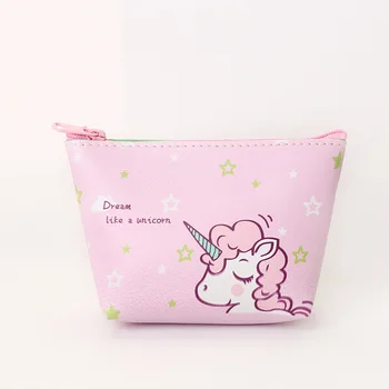 

My little pony creative coin purse simple girl unicorn coin bag student clear key bag wallet sequin purse
