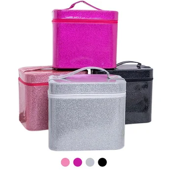 

126-Pack Portable Suitcase Essential Oil Bottle Storage Bag Manicure Fragile Bottle Cosmetic Organizer