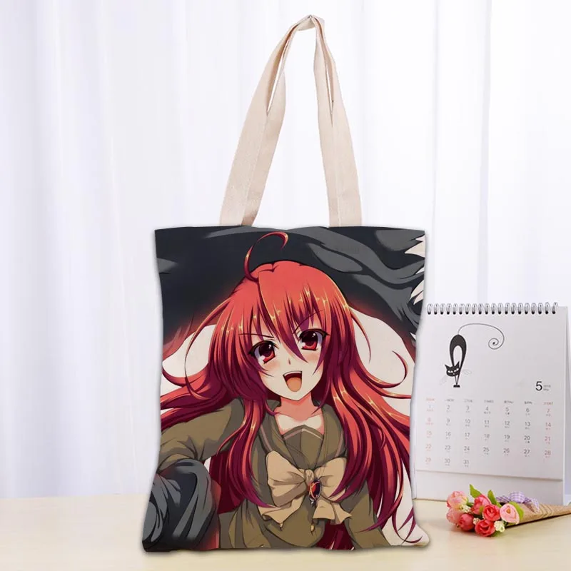 Индивидуальная сумка-тоут Shakugan No Shana хлопчатобумажные тканевые сумки-шопперы на