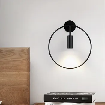 

Modern Wall Lamp Nordic LED Round circle Minimalist Wall Sconces Living Room Bedroom Dining room Luminaria Wall Light Fixtures