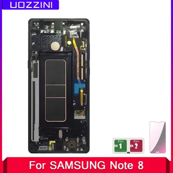 

2 Pcs 6.3" SUPER AMOLED For SAMSUNG Galaxy NOTE8 LCD N950 N950F Display Touch Screen Replacement Parts+Frame