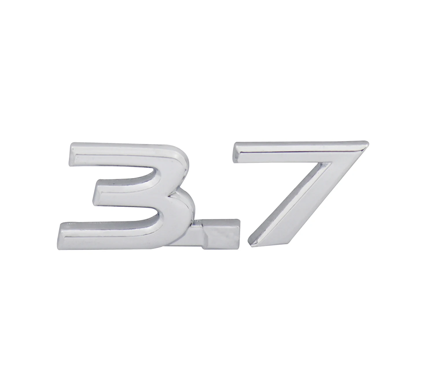 

Chrome 3.7 for Q50 Q50L Q30 QX70 Fender Trunk Deck Lid Emblem Badge Sticker