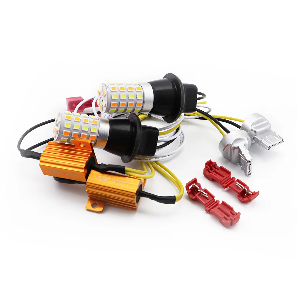 Drl Поворотный Светильник py21w p21w canbus 1156 ba15s светодиодный автомобильный светильник