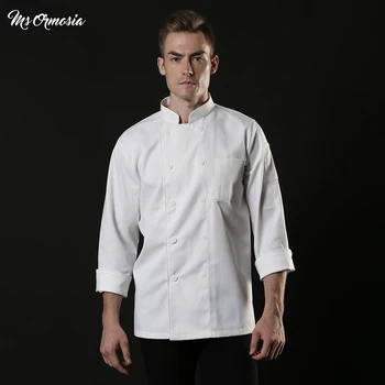 

Kitchen Chef Uniform Breathable double-breasted Food Service Jacket Unisex Restaurant Hotel Pastry Cook Wear Work Wear Uniforms