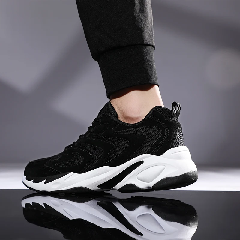 Zapatillas de deporte de moda 2019 nuevos zapatos para hombre, zapatos de tenis para adultos, zapatos casuales antideslizantes, zapatos para hombre grueso zapatillas de deporte - AliExpress