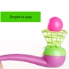 Plastic Ball Toy Floating Ball Game for Toddler Kids Early Learning Interactive Pipe Blowing Breath Training Playsets 5