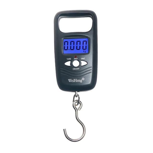 50kg Digital Pocket Luggage Scale Hook Weight Mini Hanging Scale Portable  LCD ABS Hanging Weighting Fishing Hook Balance - AliExpress