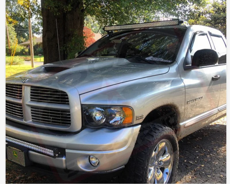 YAIT For Dodge Ram 2500 3500 2010- Lower Hidden Bumper Grille 20" 54W Straight LED Light Bar with free Wire Kit
