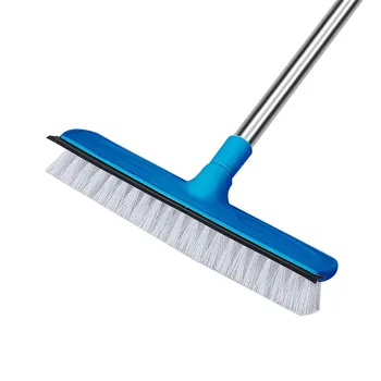 

Retractable Floor Brush Bathroom Cleaning Brush Wiper Dual Purpose Long Handle Brush JA55