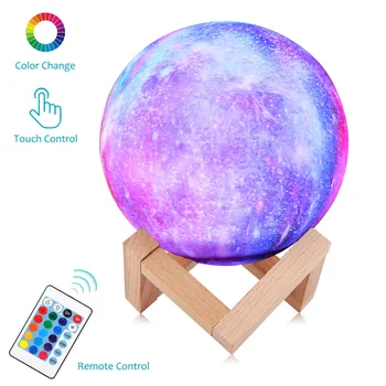 

Painted LED Starry Sky Night Light Colorful Color Remote Control Gift Light Usb Rechargeable Lithium Battery Creative Table Lamp