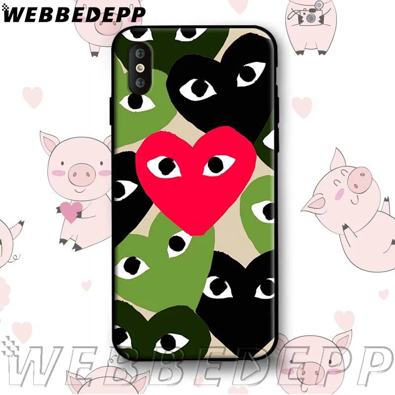 Любовь Игра CDG как мальчики мягкий чехол для iPhone 5 5S 6 6S 7 8 Plus X XS 11 Pro Чехол для MAX XR