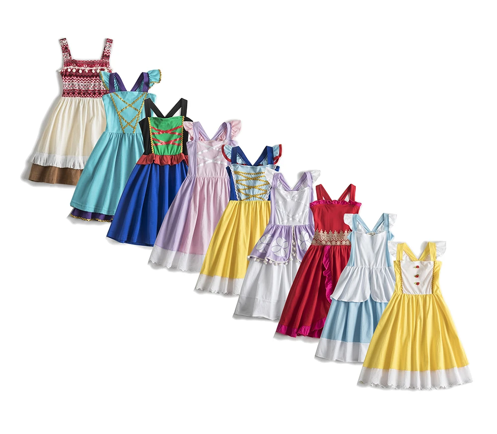 princess dress costume elsa dress fairy mermaid cinderella christmas kids dresses for girls jasmine costume