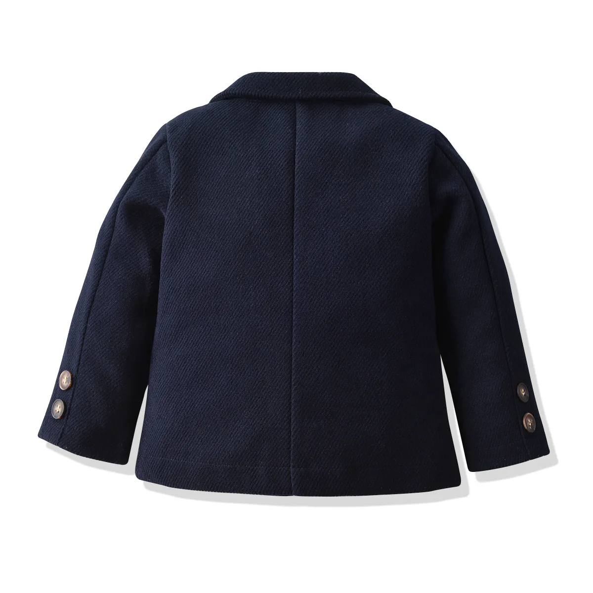 2 pieces WLG new arrival children winter cotton banquet suit jacket kids boy sriiped shirt children boy show clothes