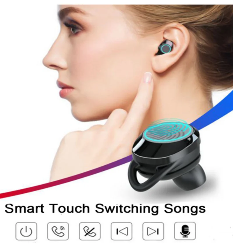 G02 TWS наушники-вкладыши с улучшенным звуковым эффектом G02 обновление Bluetooth Беспроводные наушники с зарядным устройством 3300 мАч и дисплеем питания