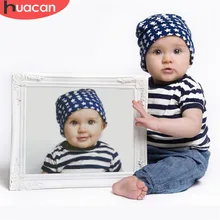 HUACAN 5D Diamond Painting Full Square/Round Photo Custom Diamond Mosaic Picture Of Rhinestones Diamond Embroidery Sale