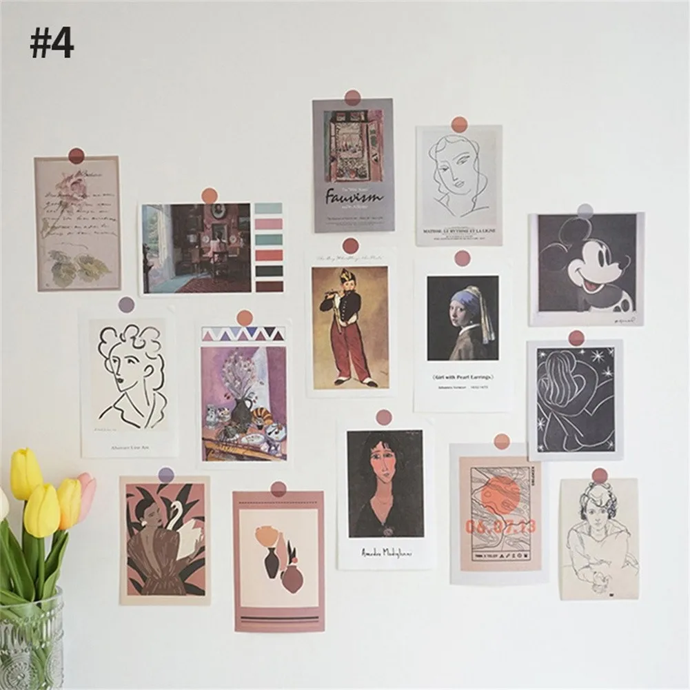 Почтовые карты скандинавские винтажные обои для общежития фоновая стена подарок