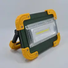 COB кемпинговый светильник красный и синий мигаПредупреждение светильник поисковый светильник из алюминиевого сплава зарядка 30 Вт прожектор светильник 80000LM яркость