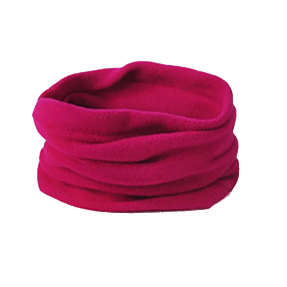 Теплая зимняя шапка унисекс, шапка, шарф, новинка, 3 в 1, Мужской Женский флисовый снуд, шапка для шеи, теплая маска для лица, бини, Балаклава#3 - Цвет: Розово-красный