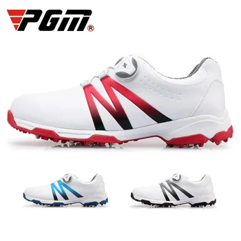 

Golf Shoes Men Waterproof Sneakers Breathable Non-slip Spiked Shoes Breathable Sports Training White Golf Shoes