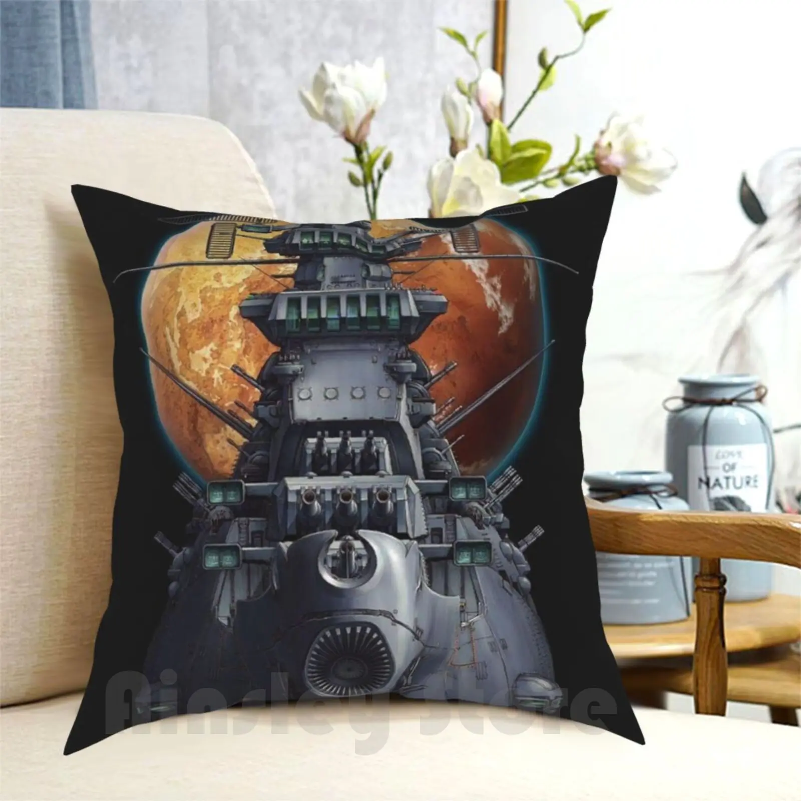 Art Space Corazzata Yamato Zaino Da Trekking All'Aperto Impermeabile Campeggio Corazzata Yamato Anime Pianeta Pianeti Vecchio Retrò Espshirts