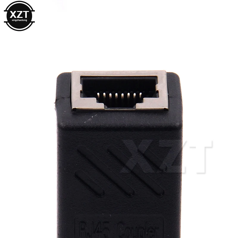 Accoppiatore RJ45 Ethernet Femmina-Femmina – Prolunga Per Cavo Di Rete Cat5/Cat6/Cat7, 2 Pezzi, Colore Nero - 6