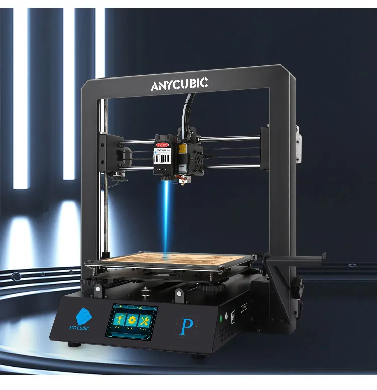 ANYCUBIC Mega Pro 3d Printing Laser Engraving 2-in-1 Metal Frame FDM 3D Printer Mega S upgrade Dual Gear Extruder impresora 3d