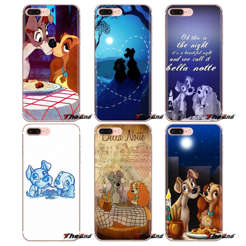 

lady and the tramp For Xiaomi Redmi 4A S2 Note 3 3S 4 4X 5 Plus 6 7 6A Pro Pocophone F1 Soft Transparent Shell Covers