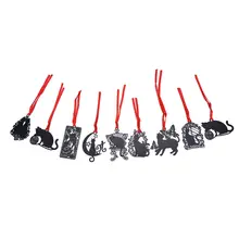 1 шт./упак. с черными котиками и металлическая Закладка для книги Бумага клип-книжка держатель для школьных канцелярских товаров подарочные канцелярские товары